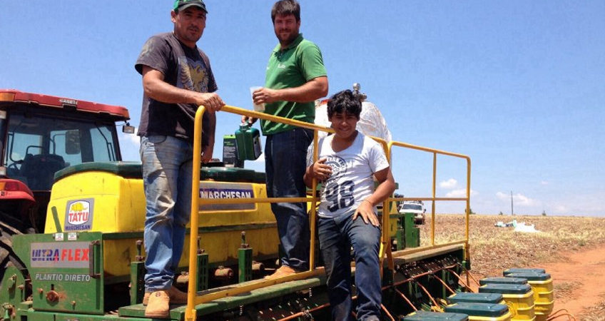 Agricultores paulistas aprovam tecnologia de adubação fluida para cultivo de grãos